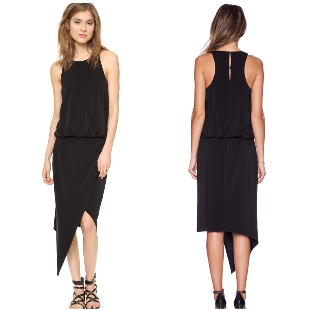Elizabeth & James Rowan black Jersey dress XS